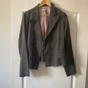 Breakin’ Loose grey Patterned Blazer